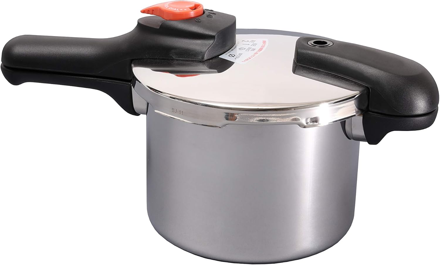 Stainless Steel Pearl-Saving One-Hand Pressure Cooker 3.5L Switched Pressure Cooker
