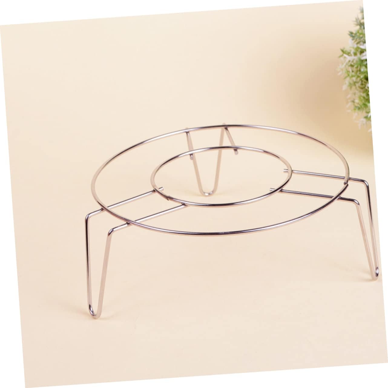 Stainless Steel Round Steamer Rack Cookware Stand for Steaming, Baking, and Roasting - LABRIMP