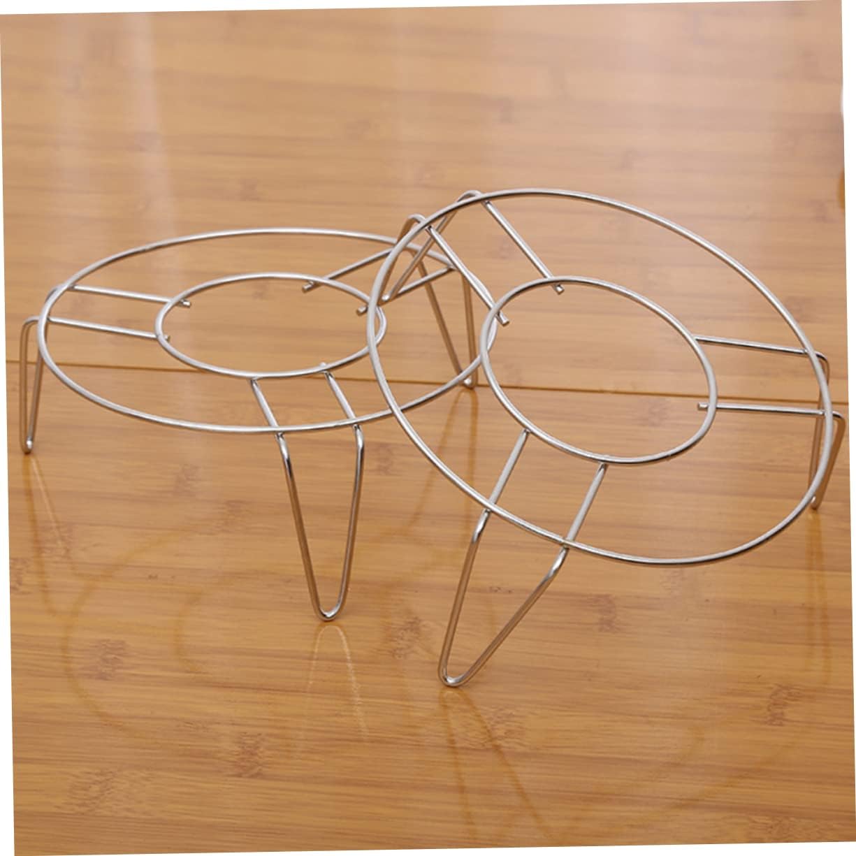 Stainless Steel Round Steamer Rack Cookware Stand for Steaming, Baking, and Roasting - LABRIMP