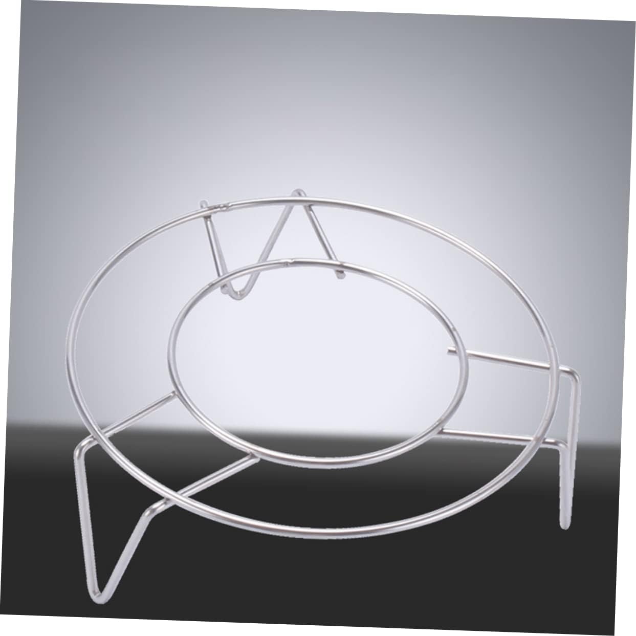 Stainless Steel Round Steamer Rack Cookware Stand for Steaming, Baking, and Roasting - LABRIMP