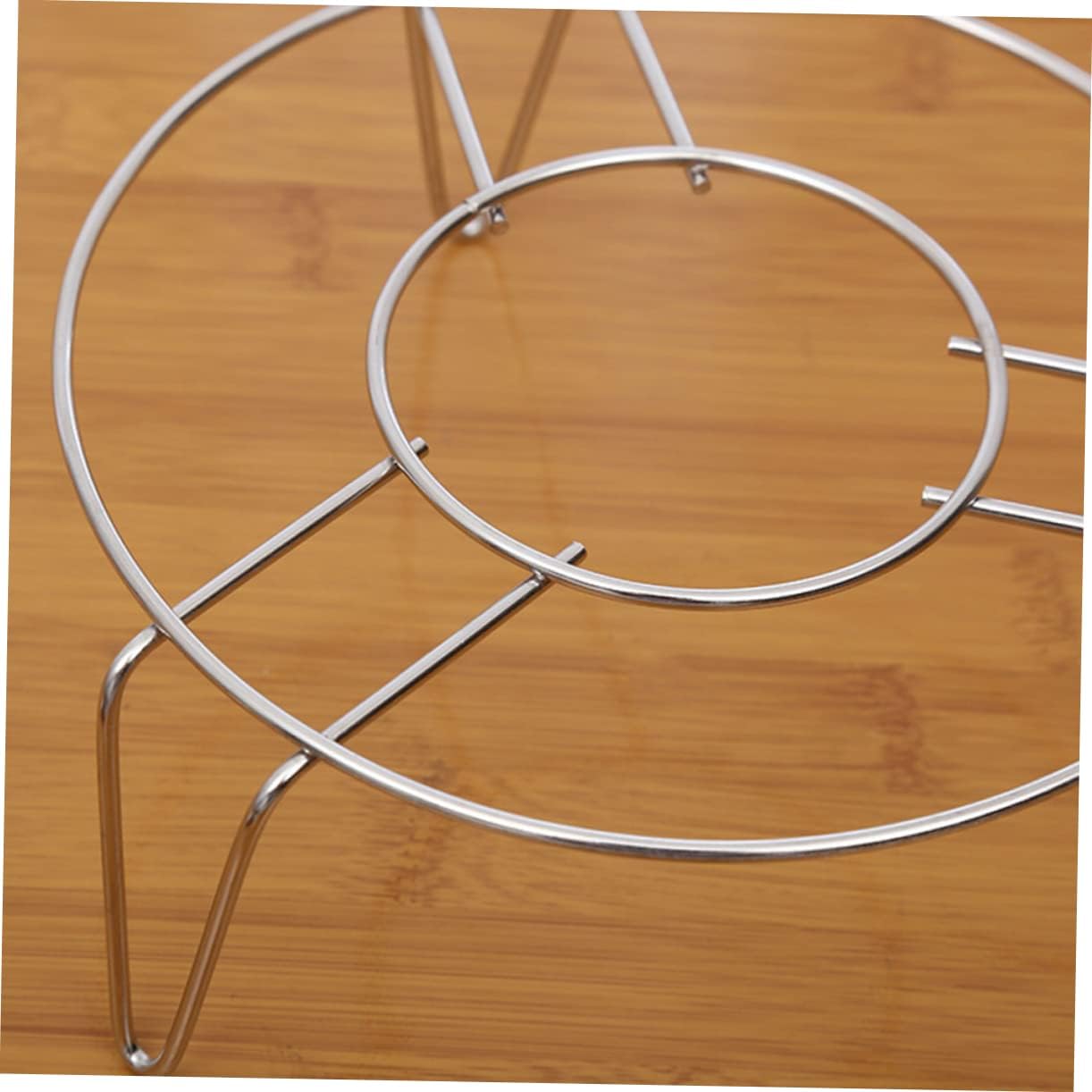 Stainless Steel Round Steamer Rack Cookware Stand for Steaming, Baking, and Roasting - LABRIMP