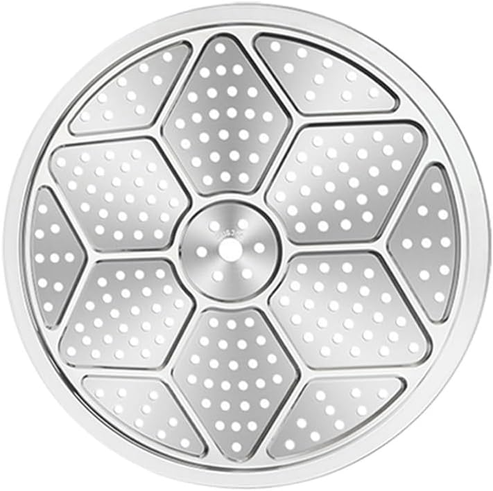 Stainless Steel Round Steamer Tray for Pressure Cookers, Stockpots, Pans - 27.2cm