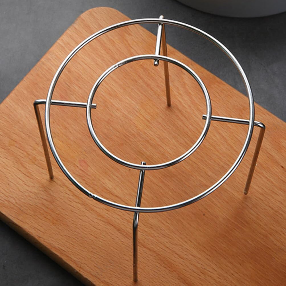 Stainless Steel Round Vegetable Steamer Rack for Pressure Cooker - Heavy Duty Steam Basket Stand - Cooking Accessories