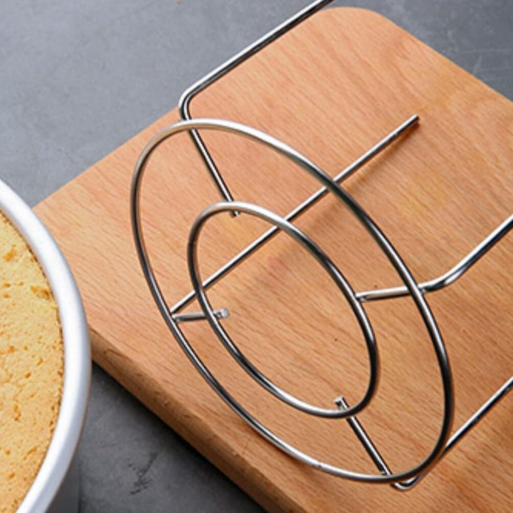 Stainless Steel Round Vegetable Steamer Rack for Pressure Cooker - Heavy Duty Steam Basket Stand - Cooking Accessories