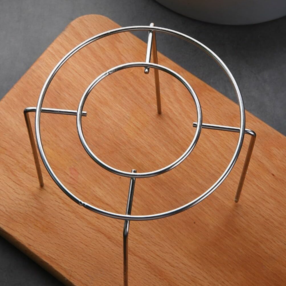 Stainless Steel Round Vegetable Steamer Rack for Pressure Cooker - Heavy Duty Steam Basket Stand - Cooking Accessories