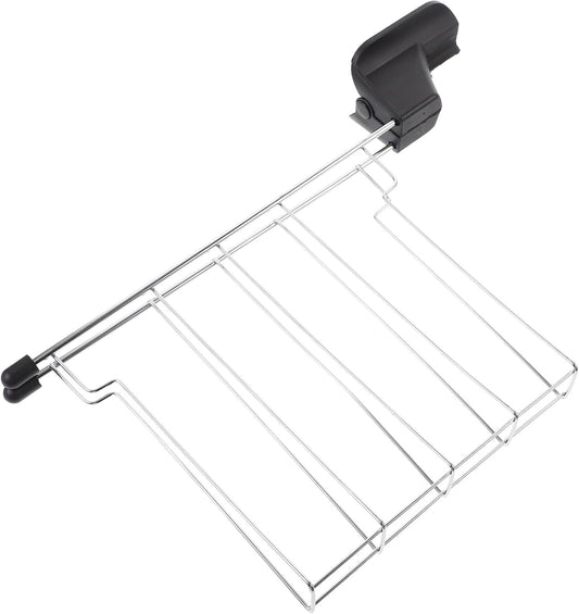 Stainless Steel Sandwich Cage for 2-Slice Toaster, Classic Toaster Sandwich Clip with Warming Rack - ABOOFAN Toaster Accessories