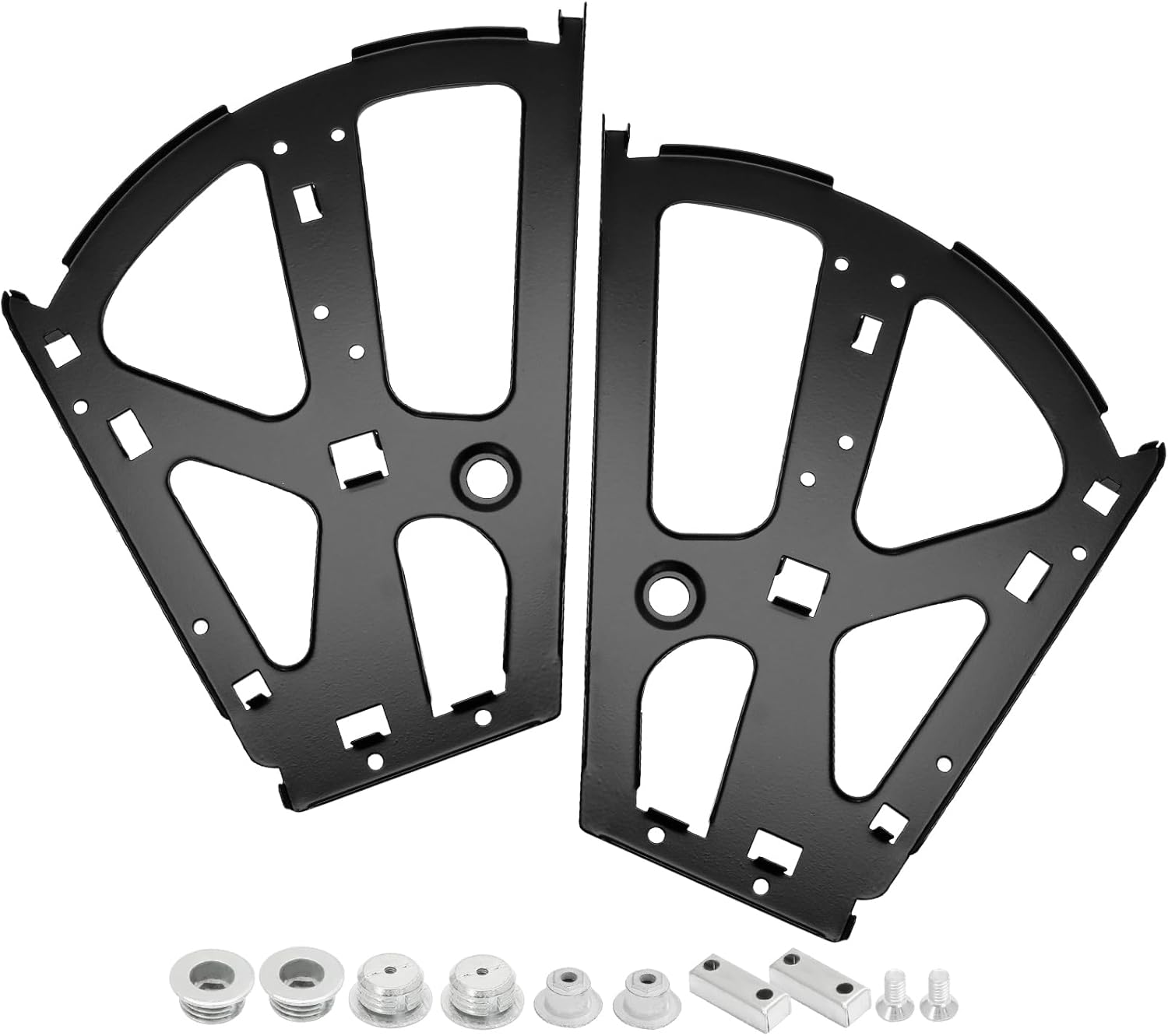 Stainless Steel Shoe Cabinet Hinges - 2 Layers Black Shoes Drawer Cabinet Fittings - Home Accessory - 1 Pair