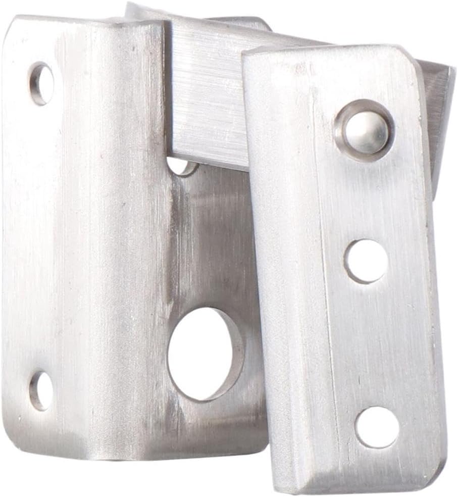 Stainless Steel Slide Bolt Gate Latch Set with Padlock for Sliding Door/Cabinet Furniture