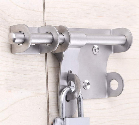 Stainless Steel Sliding Bolt Gate Latch Lock with Padlock Hole - WANLIAN