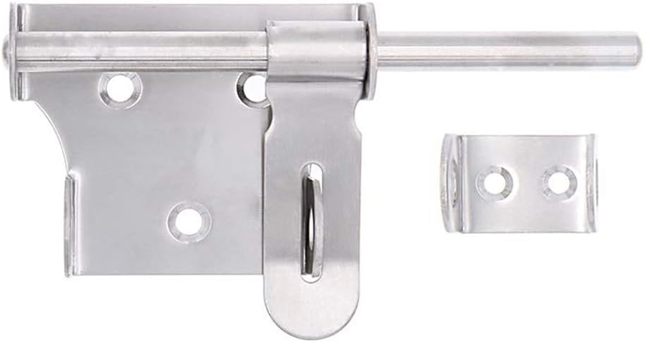 Stainless Steel Sliding Bolt Gate Latch Lock with Padlock Hole - WANLIAN