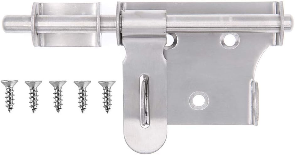 Stainless Steel Sliding Bolt Gate Latch Lock with Padlock Hole - WANLIAN