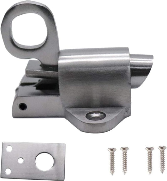 Stainless Steel Spring Bounce Door Bolt Lock for Home Window Gate Security