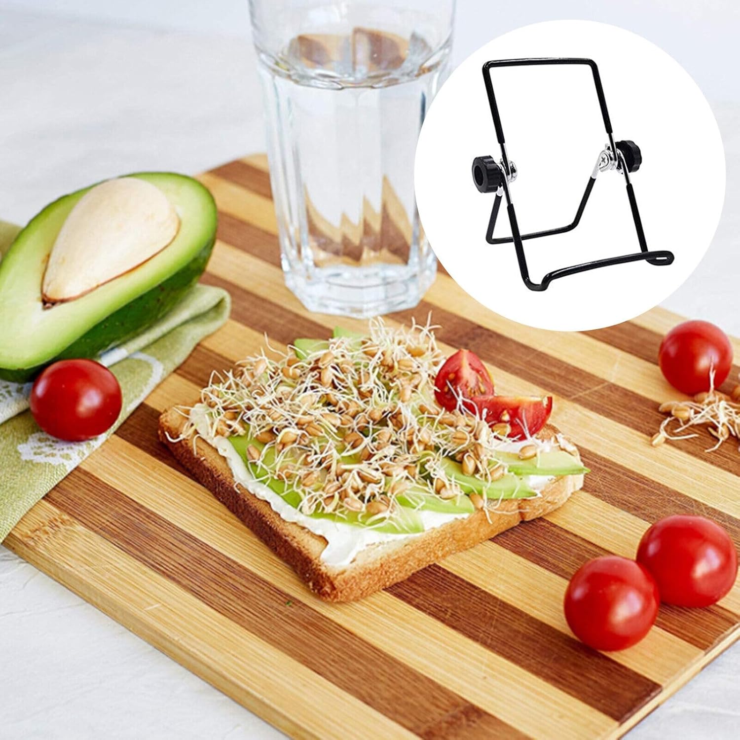 Stainless Steel Sprouting Stands for Wide & Regular Mouth Mason Jars - 4 Pack - Canning Jars Holder