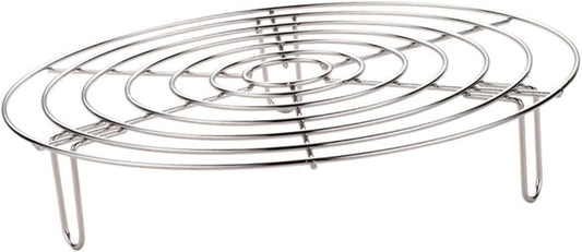 Stainless Steel Steam Rack for Cooking and Baking - Multipurpose Cooling Rack and Steamer Pot Accessory for Oven and Stovetop