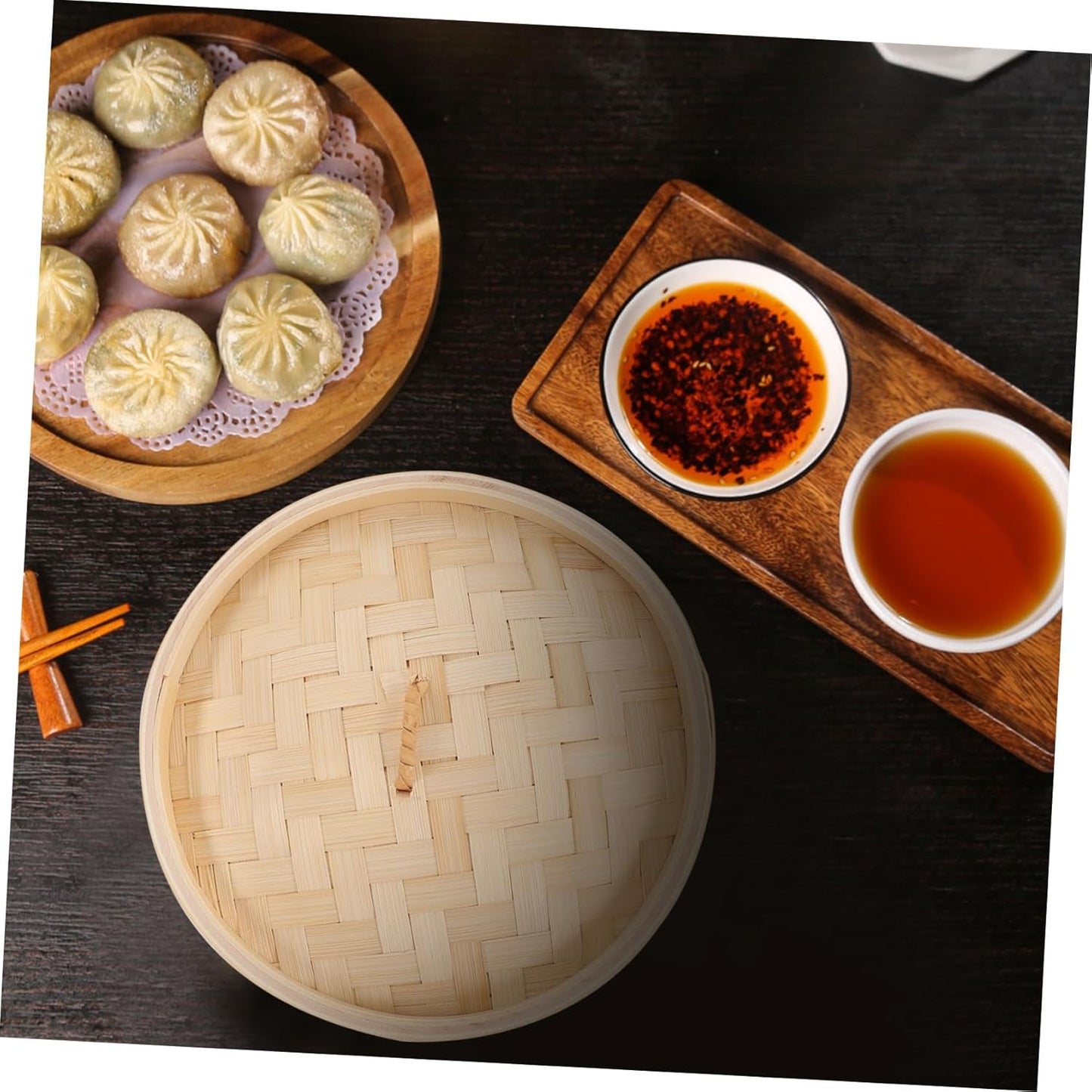 Stainless Steel Steamer Cake Cooling Rack Set for Seafood & Pasta Cooking