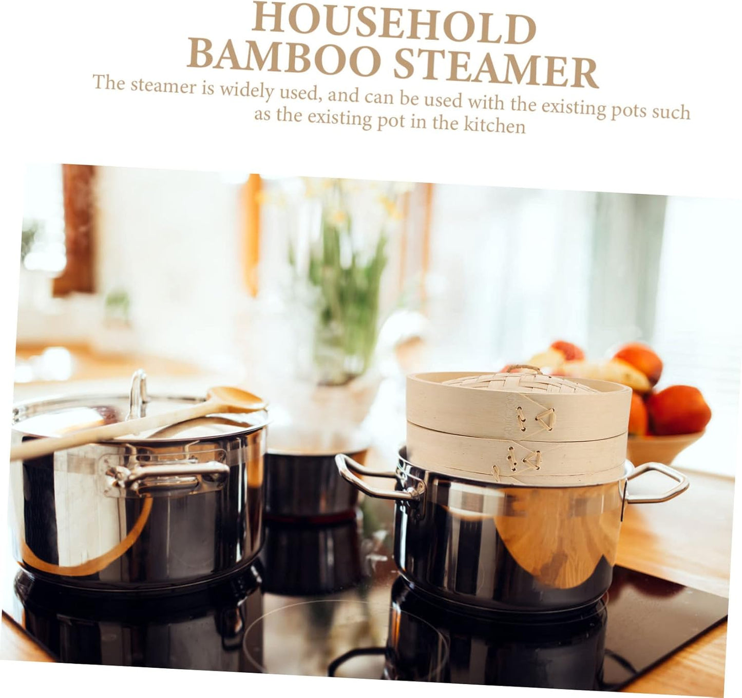 Stainless Steel Steamer Cake Cooling Rack Set for Seafood & Pasta Cooking