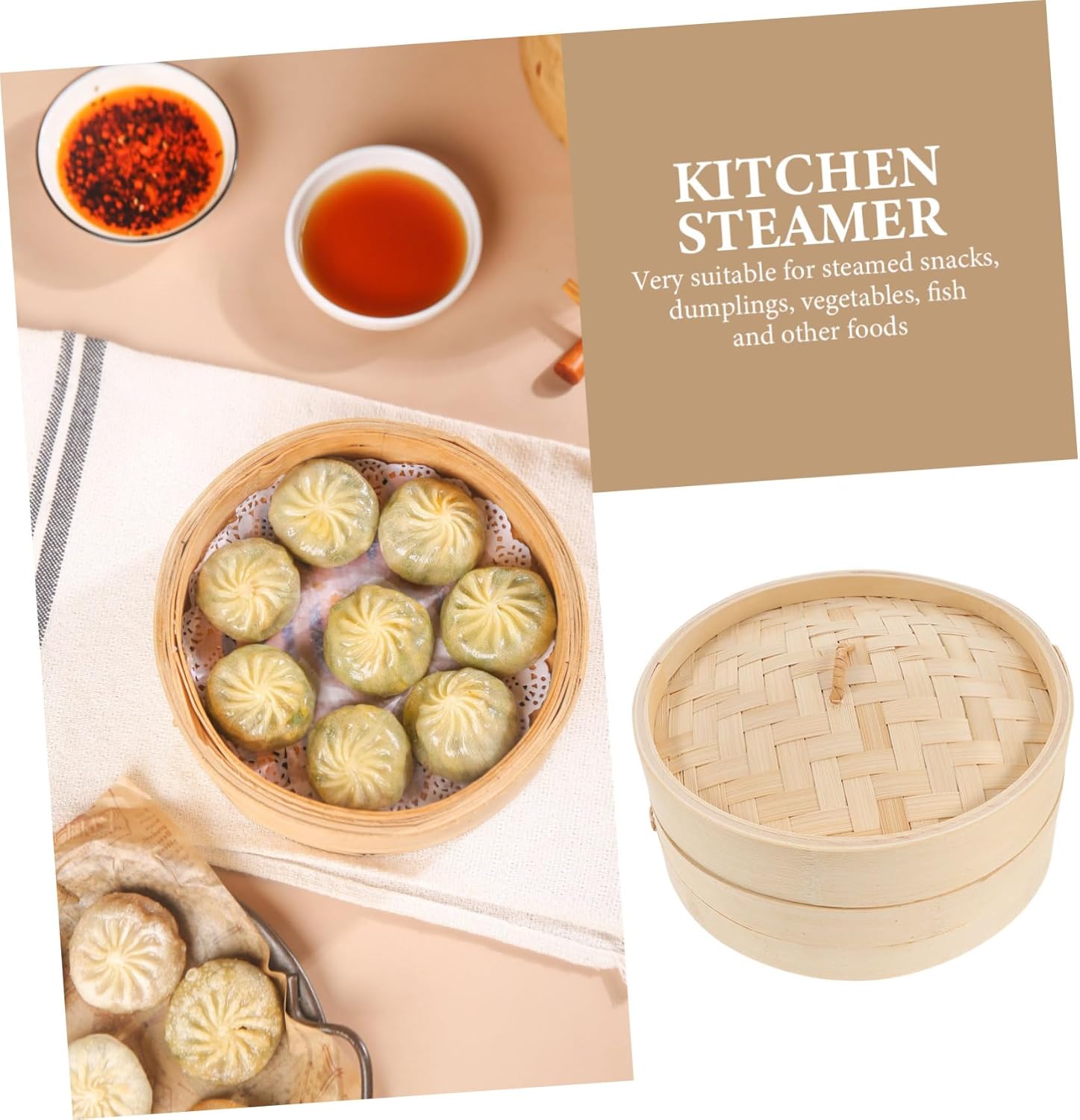 Stainless Steel Steamer Cake Cooling Rack Set for Seafood & Pasta Cooking