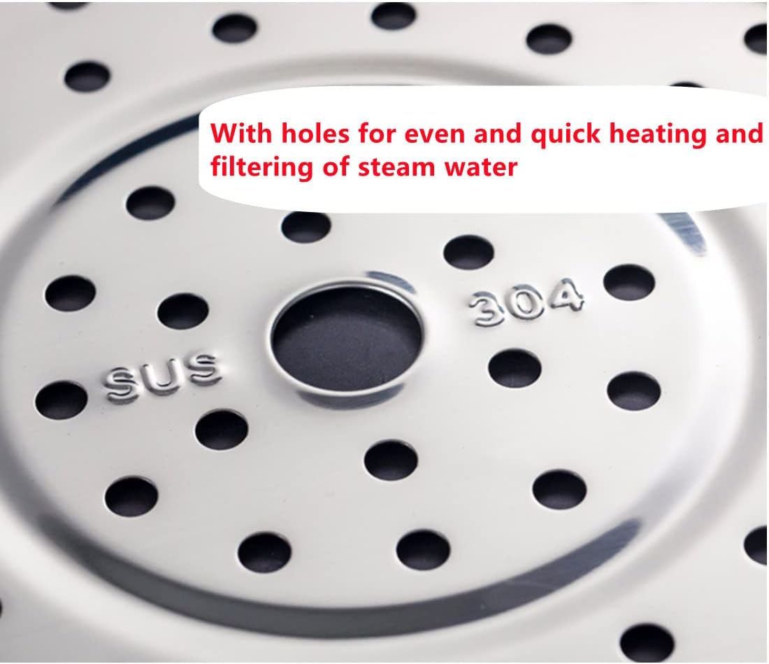 Stainless Steel Steamer Rack Set for Pressure Cooker, 4-Pack with 7.7" to 10" Diameter, Thicken Canner Steaming Stand for Cooking Vegetables and Food