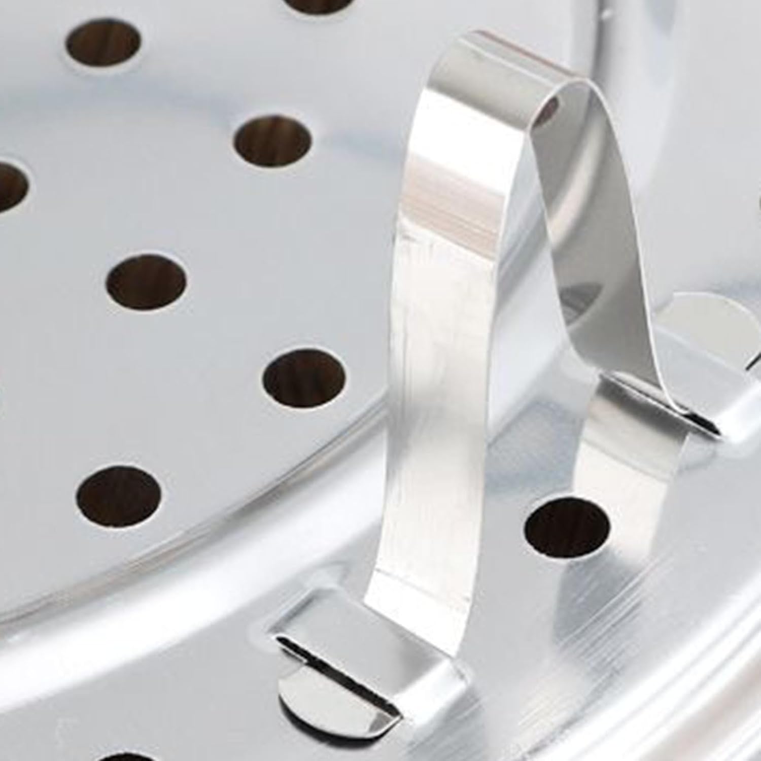 Stainless Steel Steamer Rack with Removable Leg for Home Kitchen - Multi Functional Steaming Tray Stand(22cm)