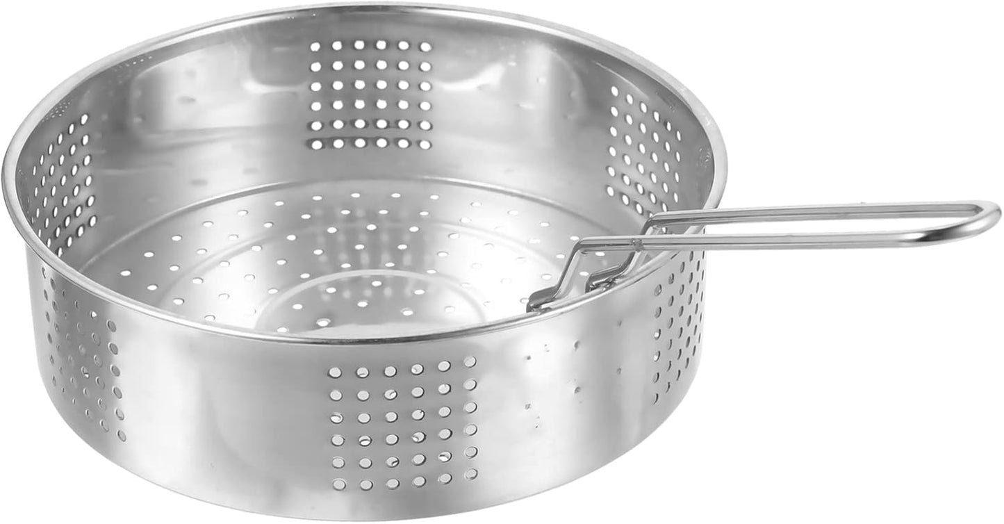 Stainless Steel Steaming Basket Set for Rice Cooker and Saucepan Cooking
