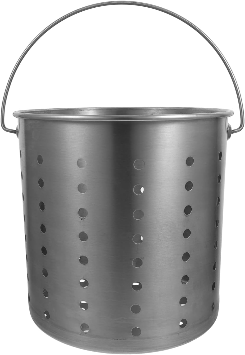 Stainless Steel Stock Pot Insert with Steamer Basket for Seafood Boiling and Steaming