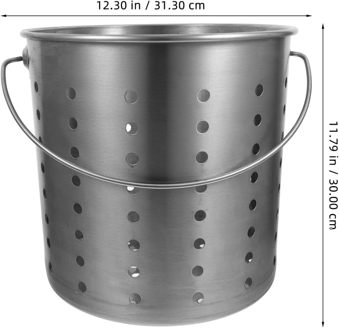 Stainless Steel Stock Pot Insert with Steamer Basket for Seafood Boiling and Steaming
