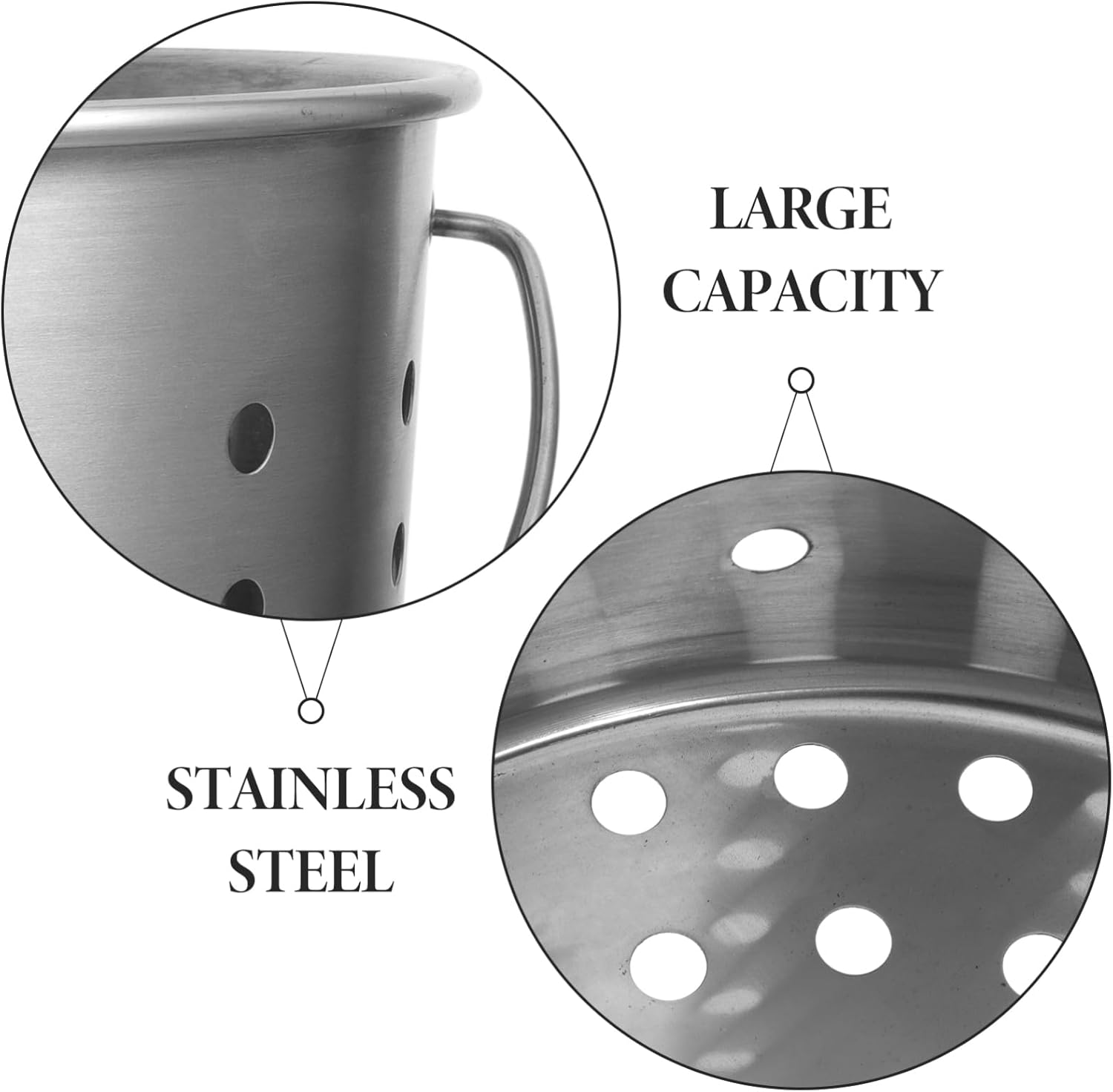 Stainless Steel Stock Pot Insert with Steamer Basket for Seafood Boiling and Steaming