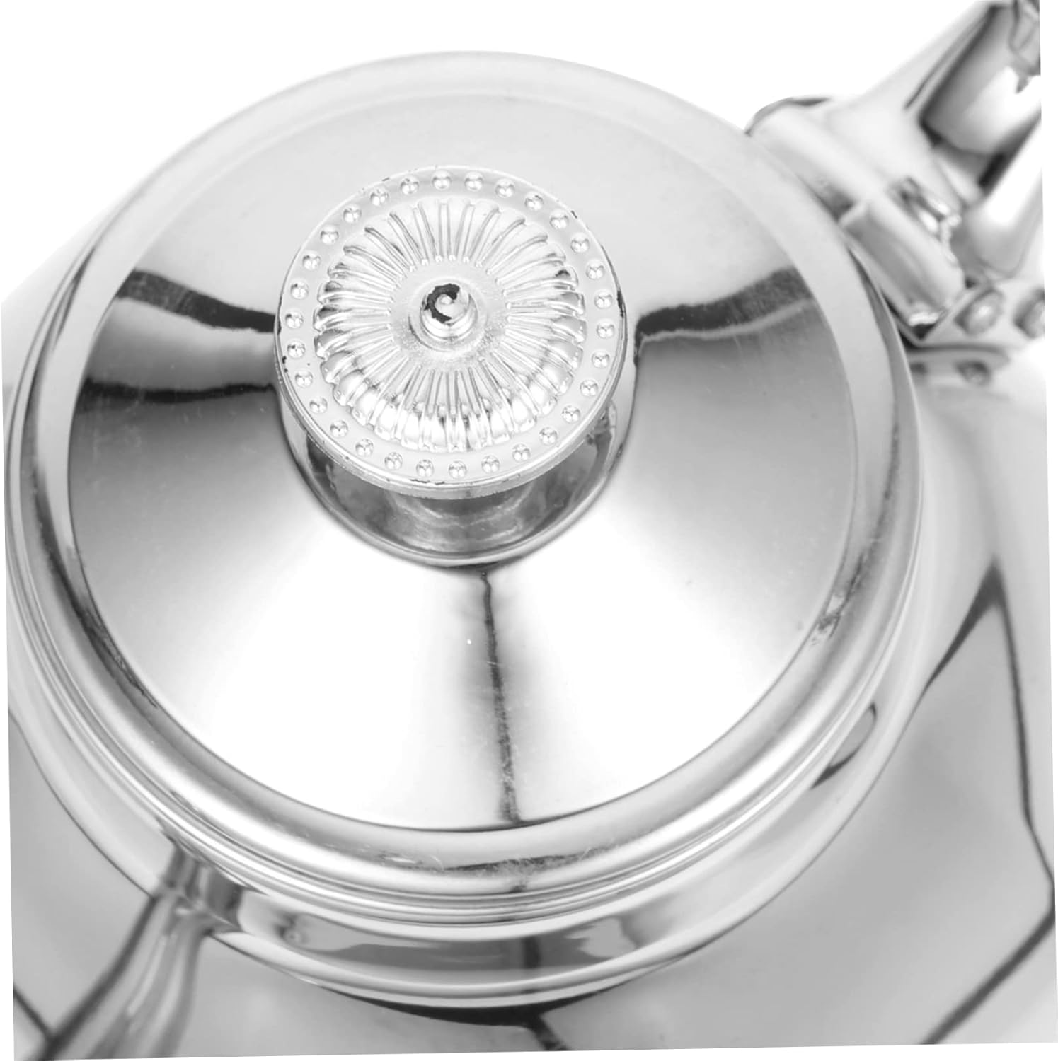 Stainless Steel Stovetop Kettle with Strainer for Home Kitchen - Induction Teapot for Daily Use