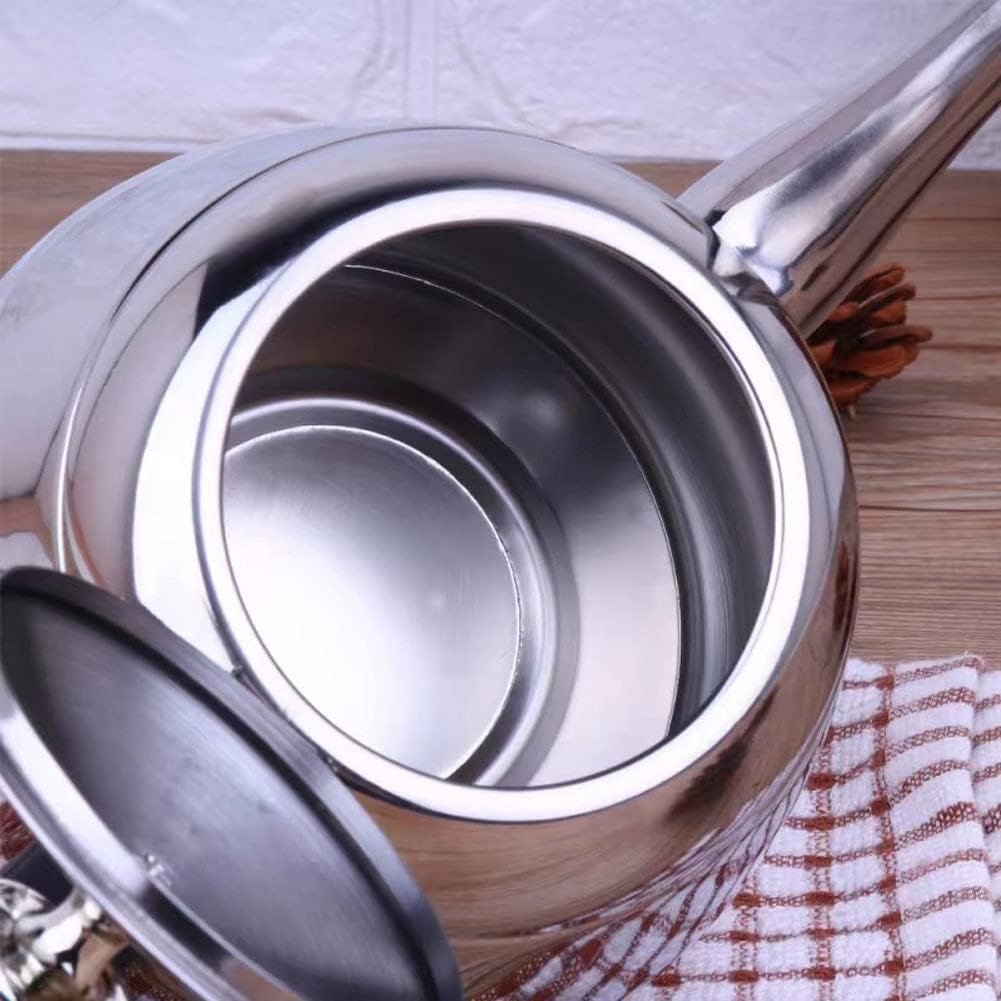 Stainless Steel Stovetop Tea Kettle with Olecranon Design - 1.5L - High Thermal Insulation - Beautiful Appearance