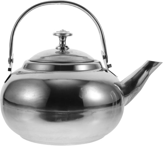 Stainless Steel Stovetop Whistling Tea Kettle - Induction Ready 16cm - Fast Boiling Water Boiler for Kitchen