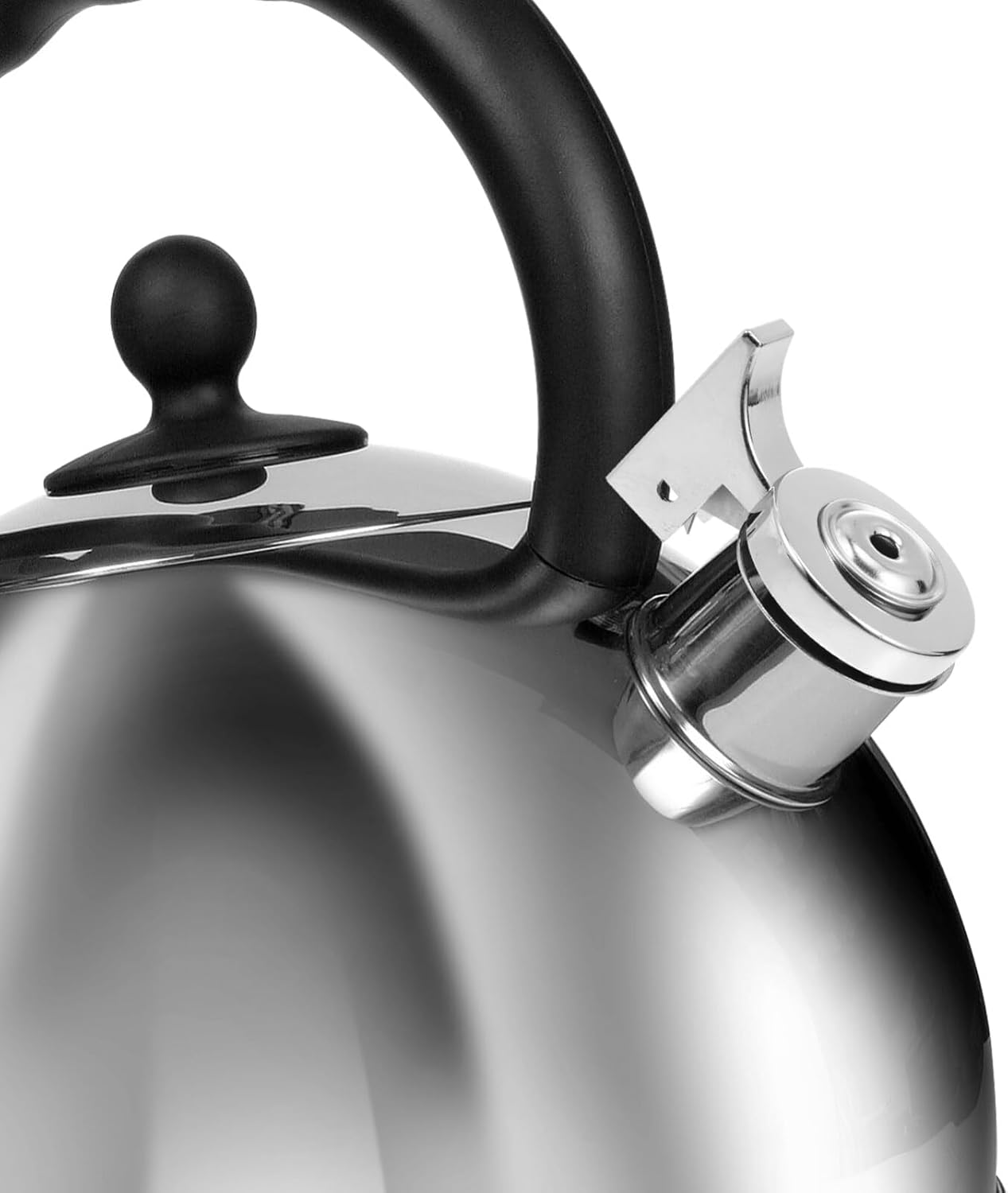 Stainless Steel Tea Kettle Replacement Whistle Parts for Teapot - Loud Whistling Nozzle 5.2X3.2CM