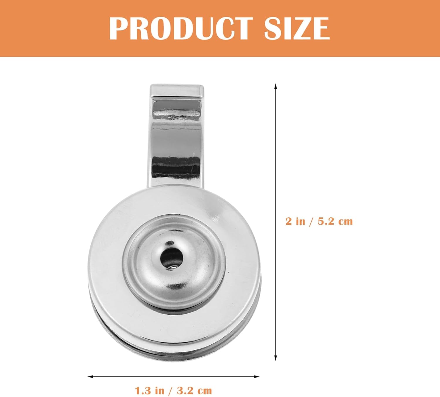 Stainless Steel Tea Kettle Replacement Whistle Parts for Teapot - Loud Whistling Nozzle 5.2X3.2CM