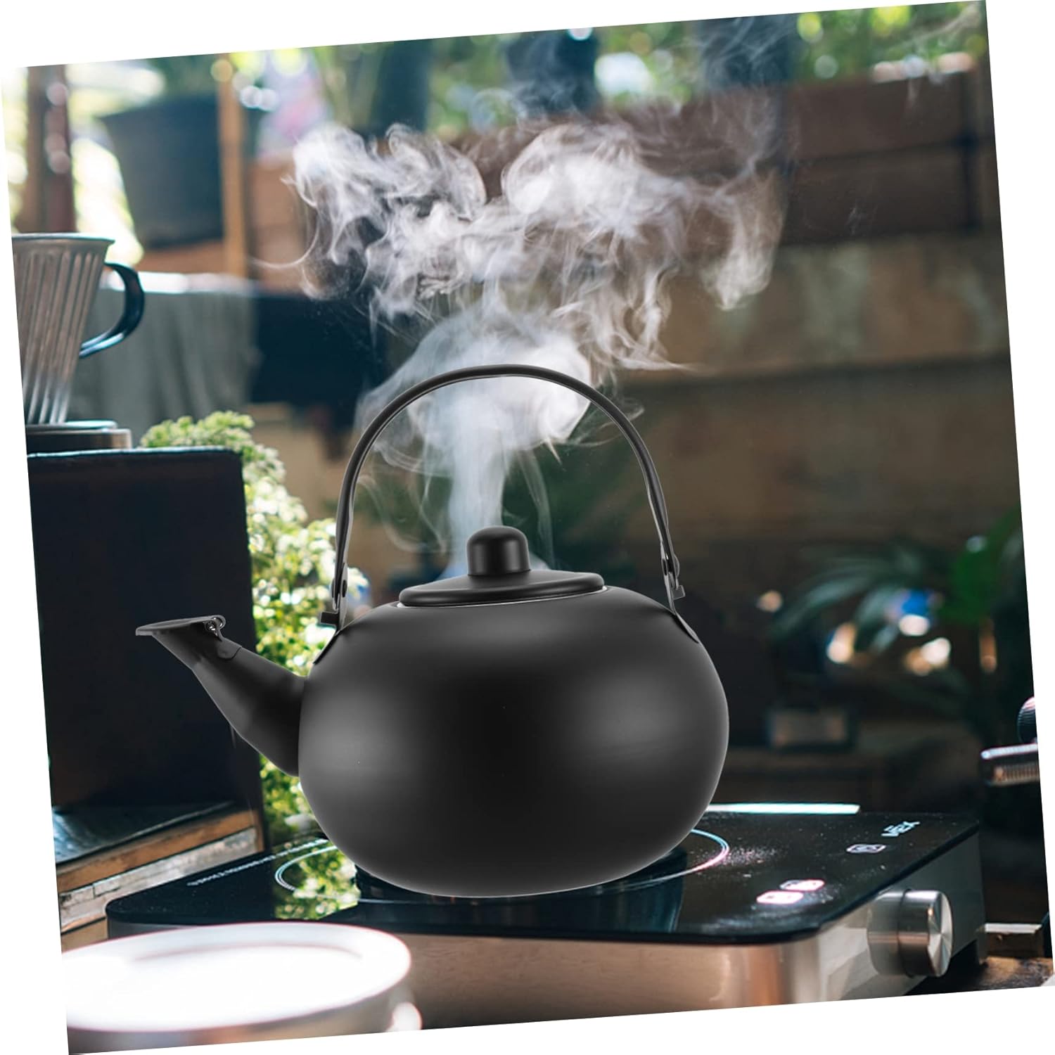 Stainless Steel Tea Pot Kettle for Stovetop or Induction Cooker - PHENOFICE Cookware for Boiling Water