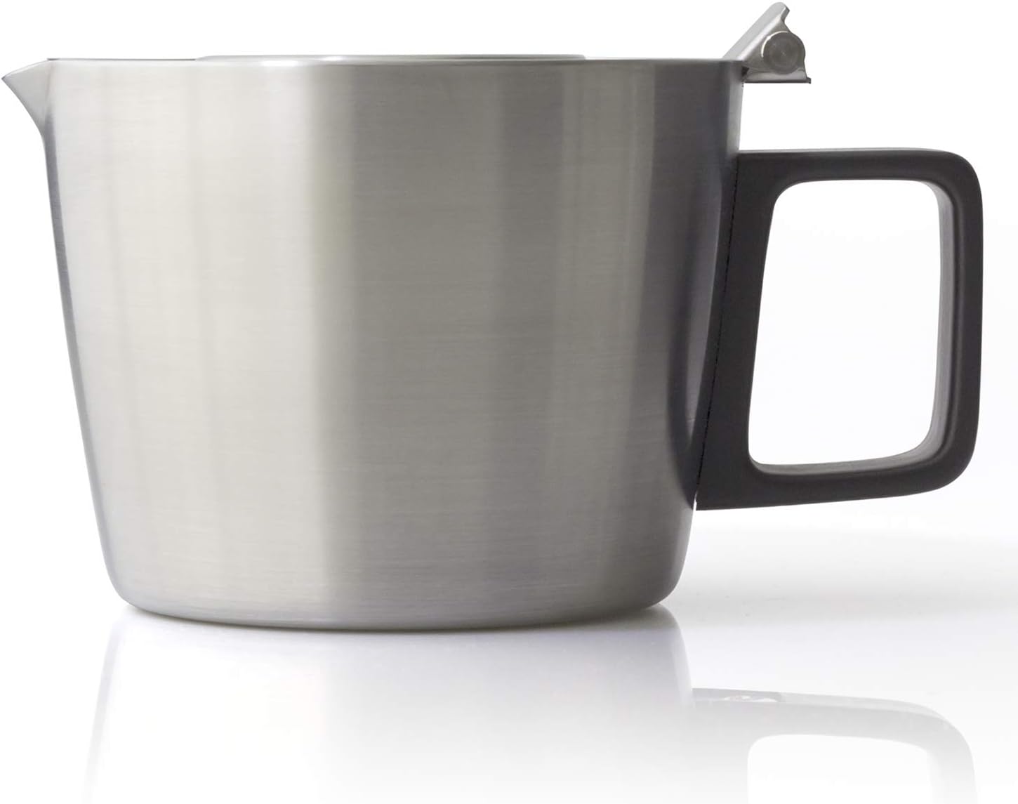 Stainless Steel Teapot with Built-in Strainer - 14 oz Capacity - FORLIFE 601 Hospitality