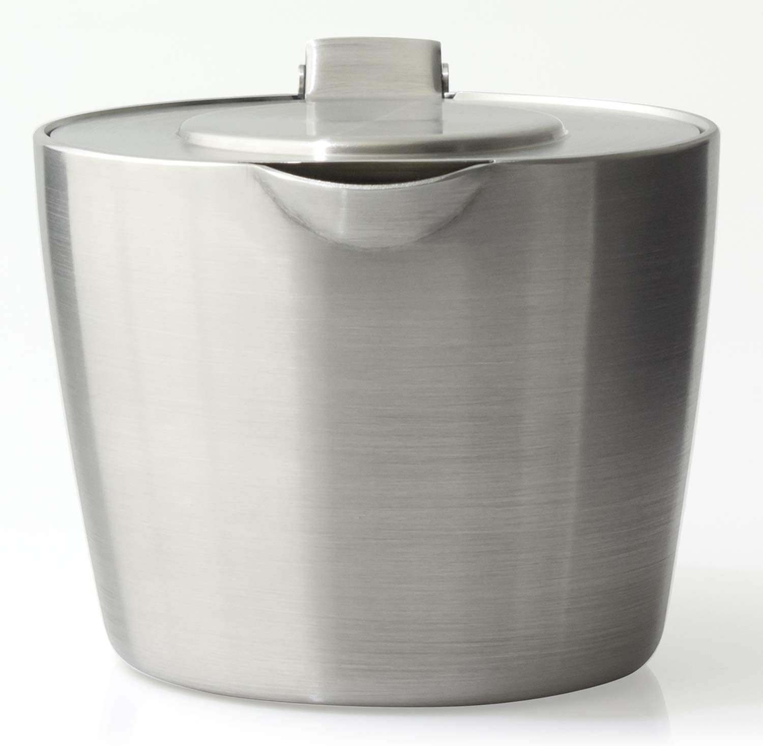 Stainless Steel Teapot with Built-in Strainer - 14 oz Capacity - FORLIFE 601 Hospitality