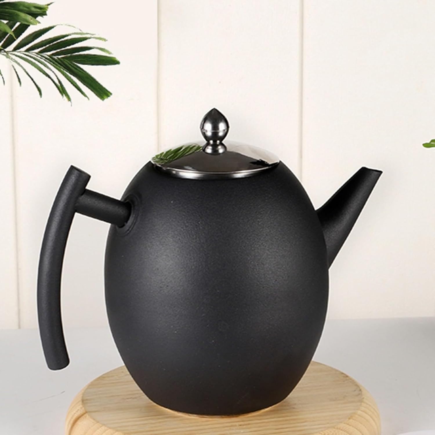 Stainless Steel Teapot with Infuser for Induction Cooker - 1.5L/2L Tea Pot for Coffee and Water