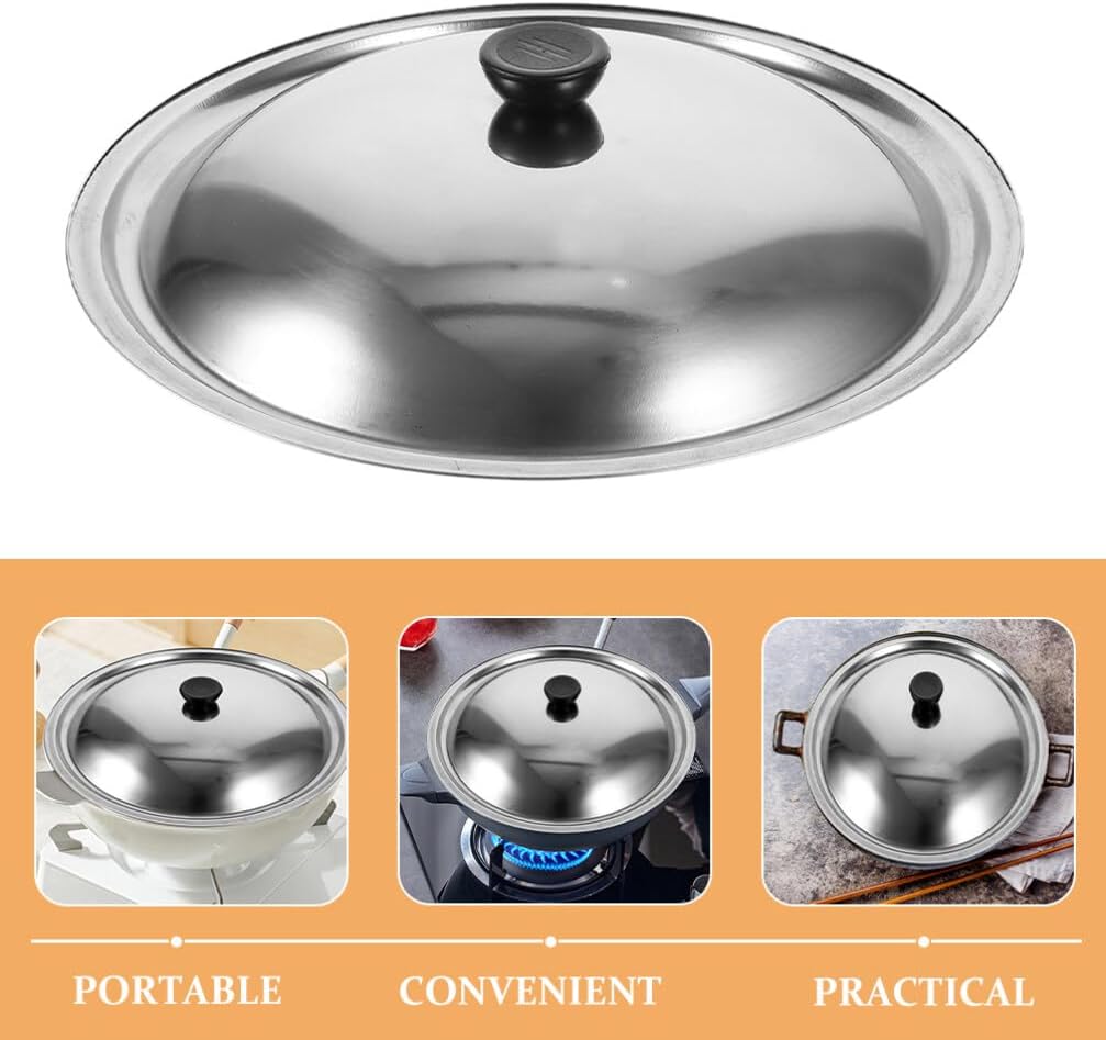 Stainless Steel Universal Pot Lid Replacement for Pans and Skillets - 10inch