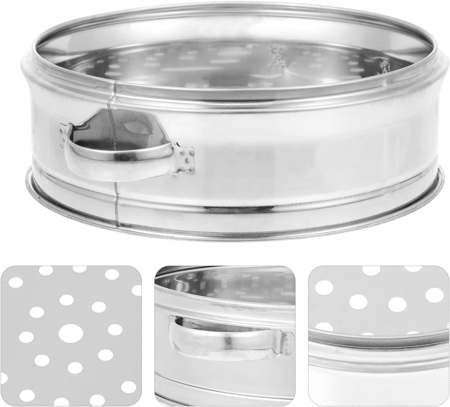Stainless Steel Vegetable Steamer Basket for Small Kitchen Cooking - Ideal for Rice, Meat, Fish, and Dim Sum