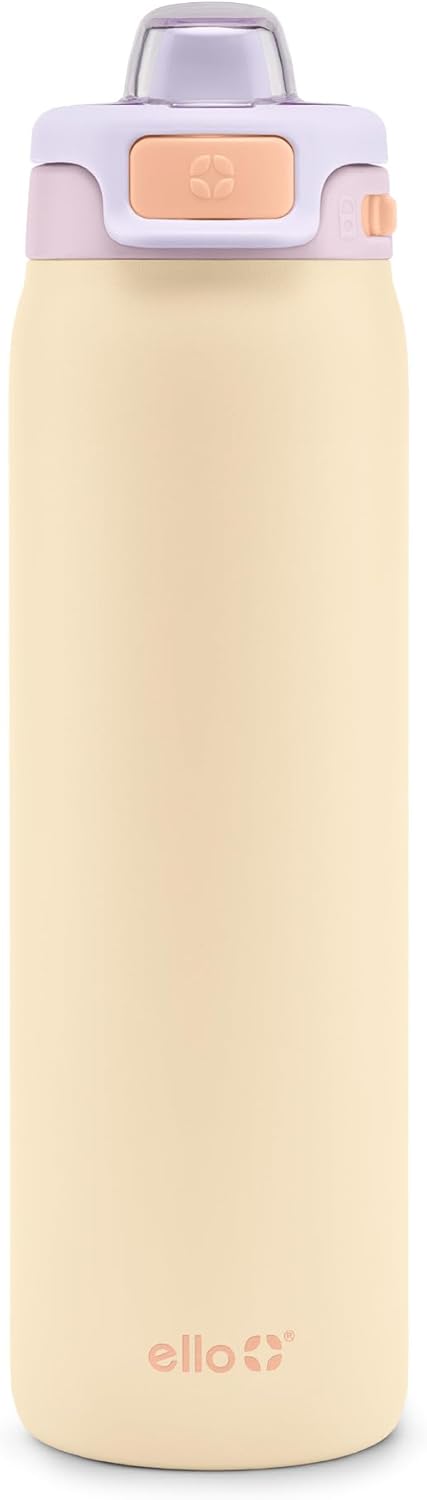 Stainless Steel Water Bottle with Quick Fill Tech, Vacuum Insulated, Leak Proof Lid - BPA Free, Gift for Him Her - 22oz, 32oz, 40oz