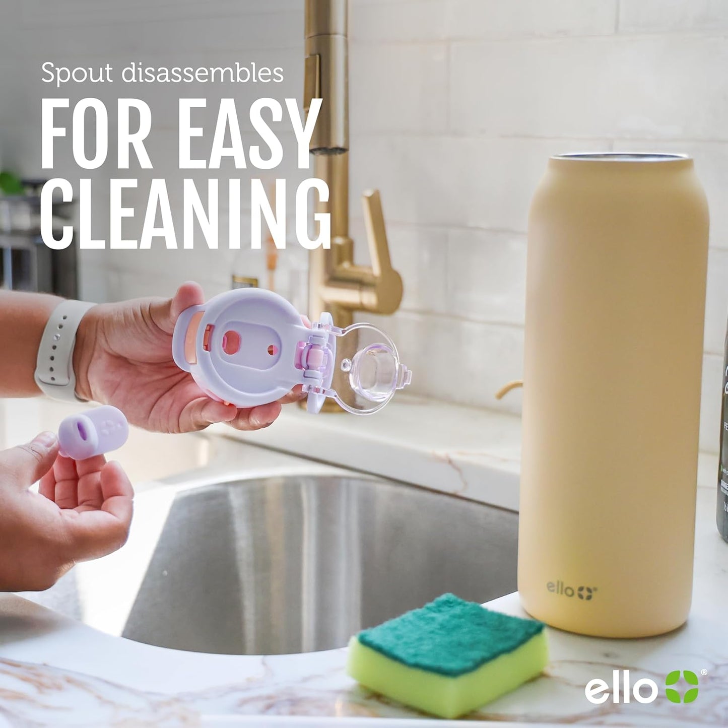 Stainless Steel Water Bottle with Quick Fill Tech, Vacuum Insulated, Leak Proof Lid - BPA Free, Gift for Him Her - 22oz, 32oz, 40oz