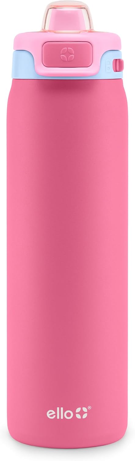 Stainless Steel Water Bottle with Quick Fill Technology, Double Walled Vacuum Insulated, Leak Proof Lid, BPA Free, Holiday Gift, 22oz-40oz