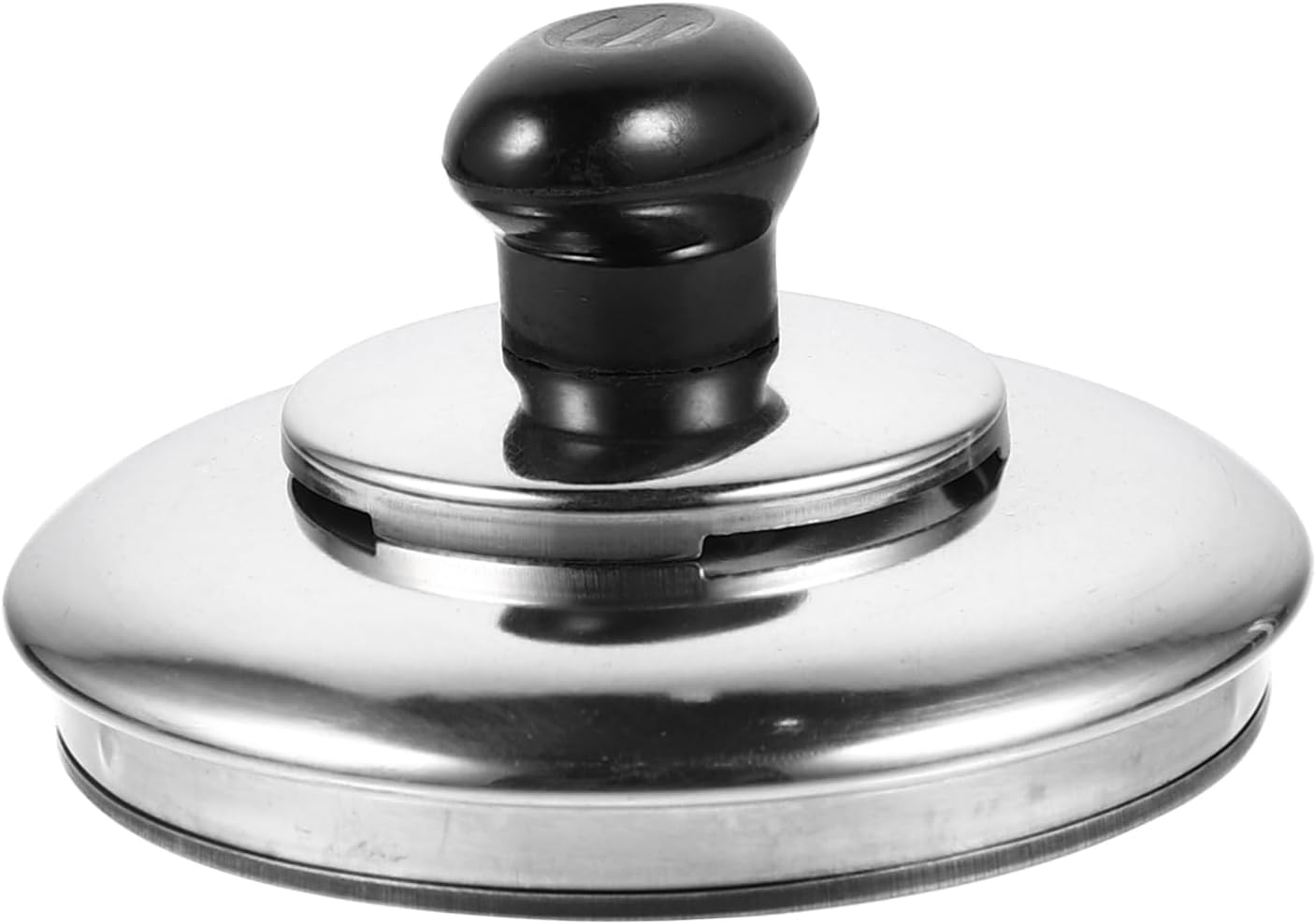 Stainless Steel Whistling Kettle Lid Replacement - Teakettle Top Handle Cover - Cookware Pot Lid Knob - Silver Teapot Lid Handle