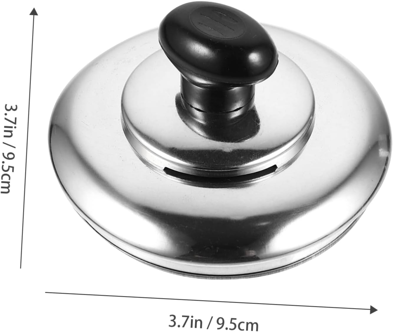 Stainless Steel Whistling Kettle Lid Replacement - Teakettle Top Handle Cover - Cookware Pot Lid Knob - Silver Teapot Lid Handle