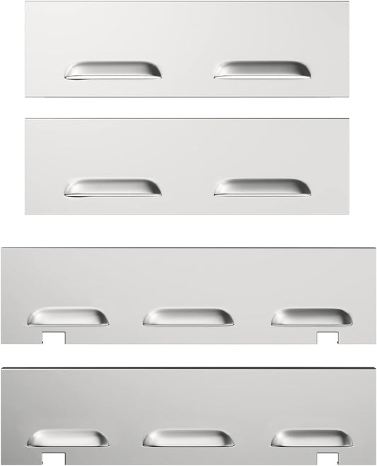 Stainless Steel Wind Screen Replacement Parts for Blackstone 28" Griddle - Compatible with 2 Burner Flat Top Gas Grill - BBQ777 5016