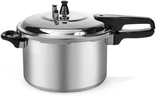 Stark USA Barton 6-Quart Aluminum Stovetop Pressure Cooker with Fast Cooking Pot and Pressure Regulator