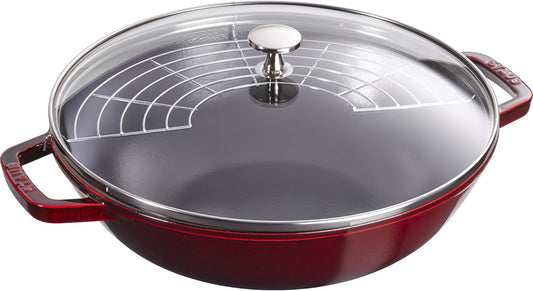 STAUB Grenadine Perfect Pan - Versatile Cast Iron Cookware for Perfect Meals