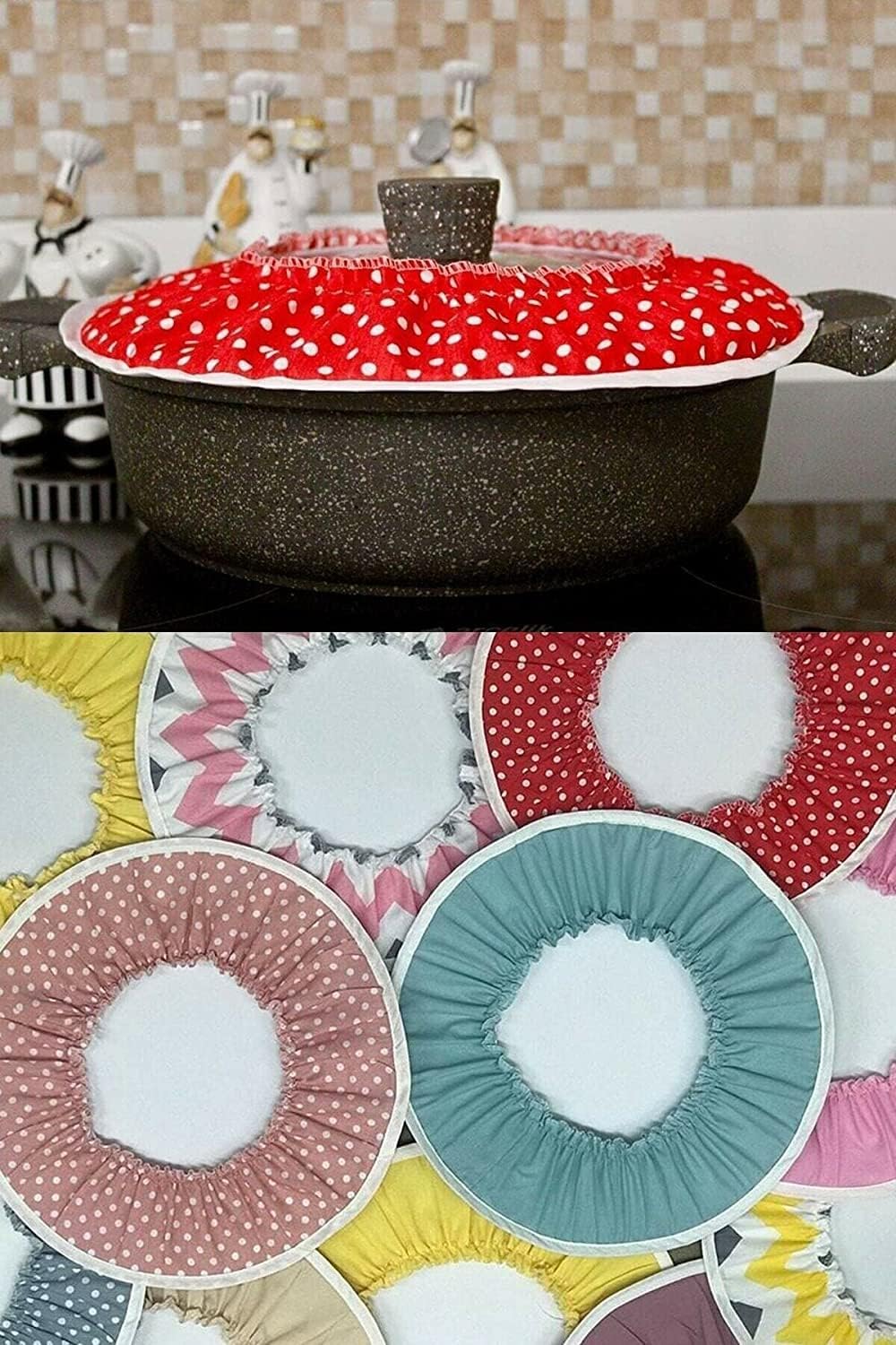 Steam Catcher for Rice - Cooking Cloth Lid Cover for Perfect Halva Rice, Mixed Color, 1 pc