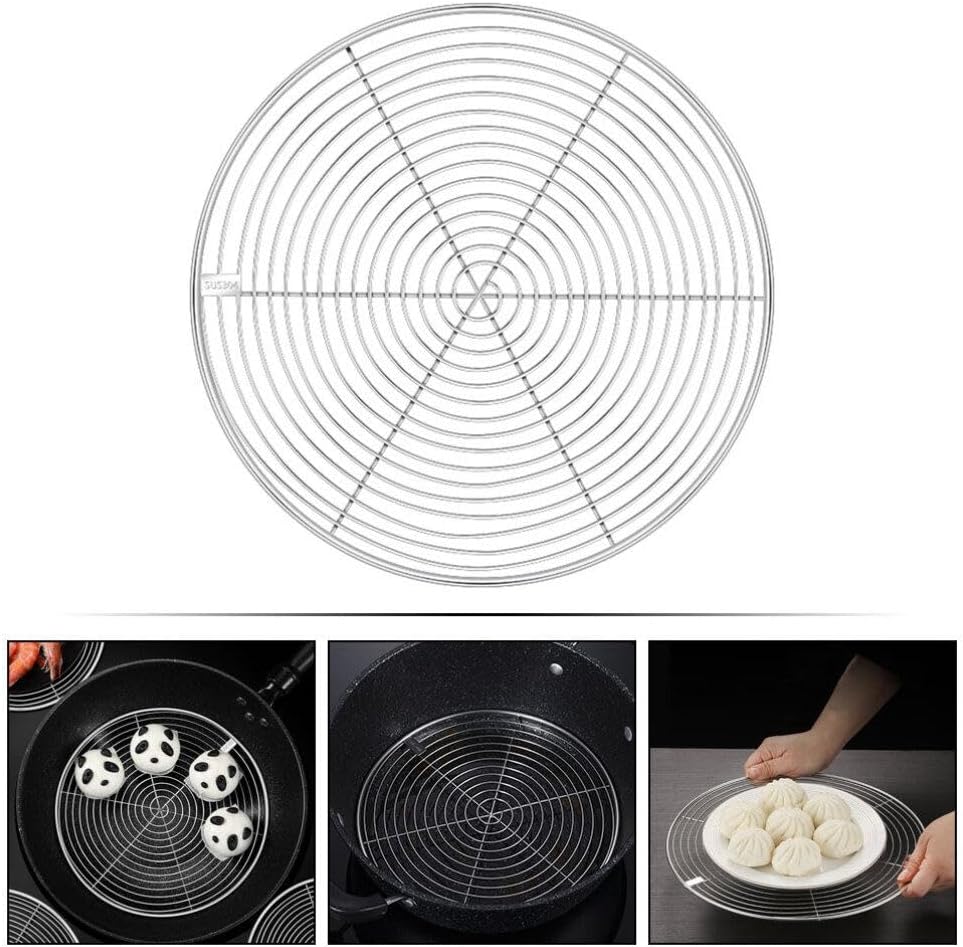 Steam Rack Insert for Cooking Pot - Versatile Steamer Tray Cookware for Rice and Vegetables