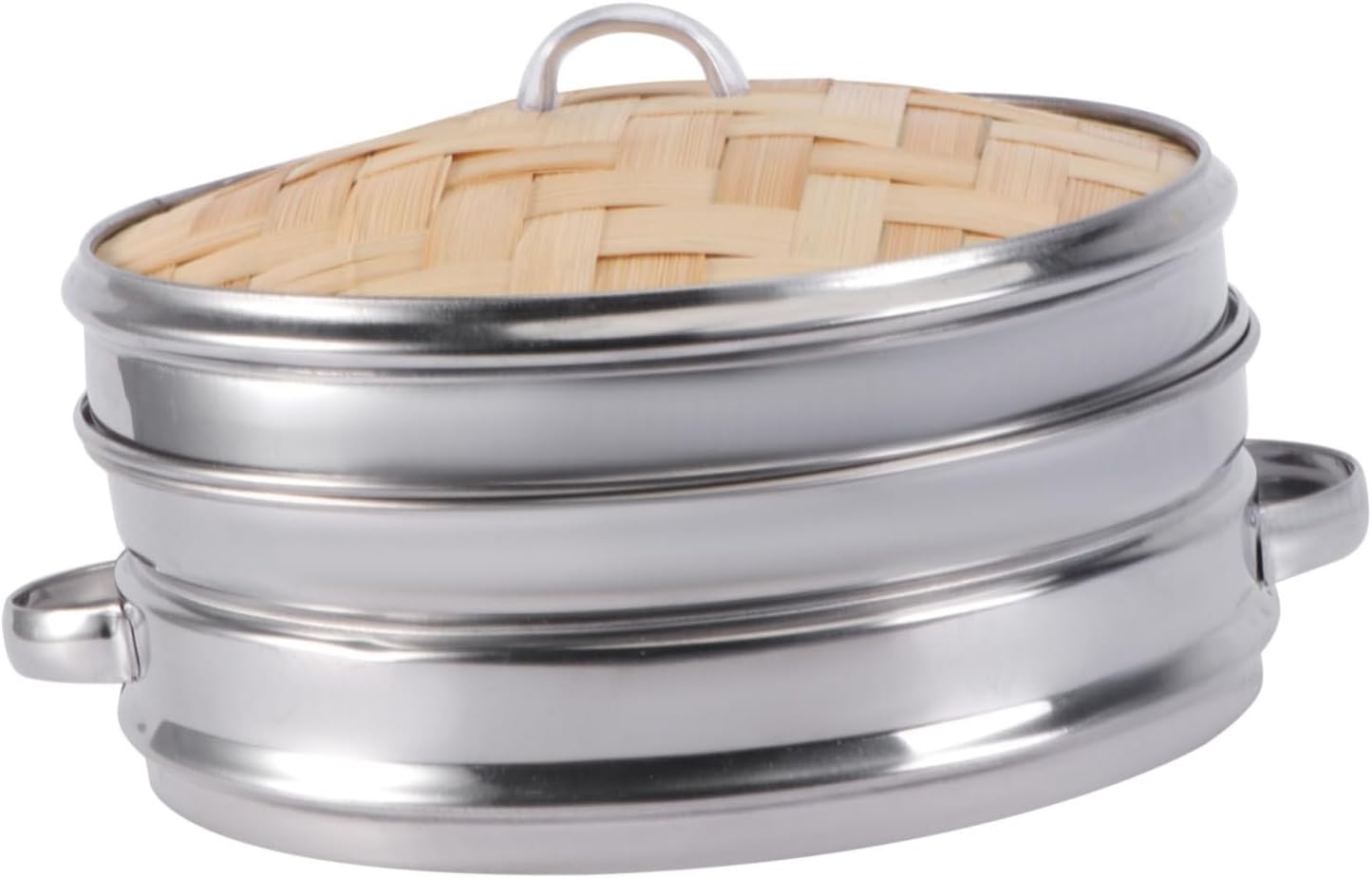 Steamer Cookware Set for Breakfast Bread with Lid - Kitchen Supplies for Dumplings and Bamboo Grids