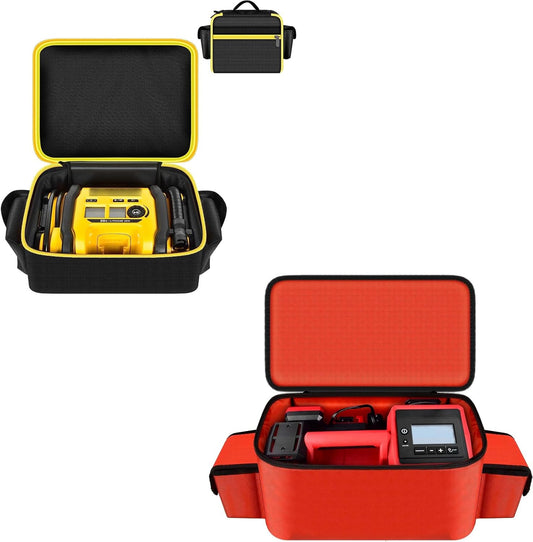 Storage Bag for DEWALT 20V MAX and Milwaukee M18 Tire Inflators - Tanmqin Compressor Case